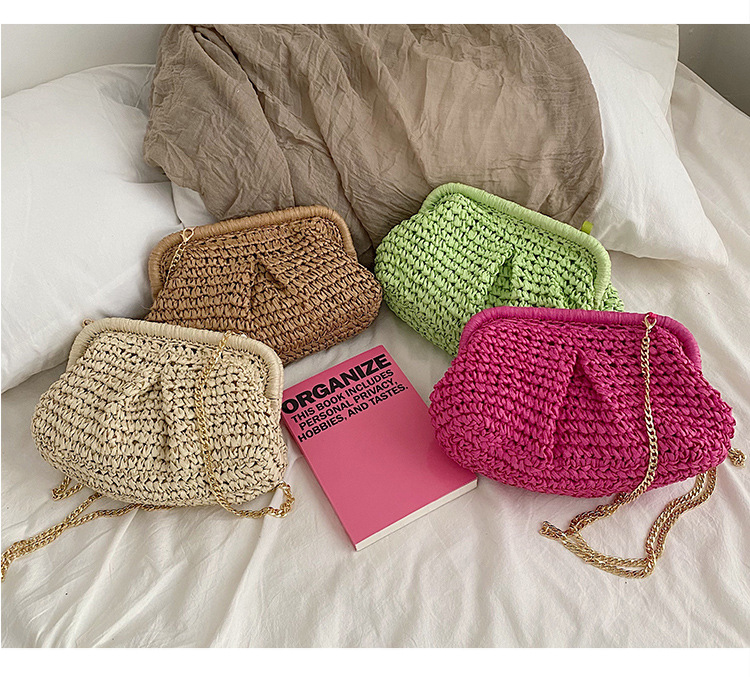 Low MOQ Mix Models Handmade Crochet Woven Summer Bag for Customer Requirements
