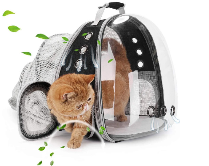 Dog Pet Carrier Backpack Oxford PC Travel Cat Backpack