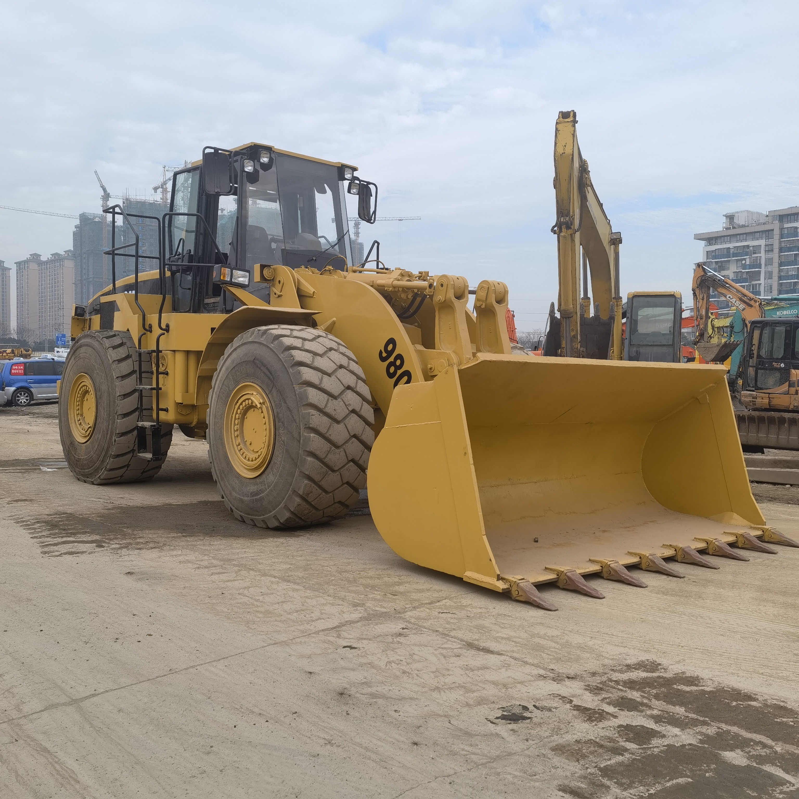 second hand loader 980g Cat Loader Caterpillar 980g Wheel Loader Japan
