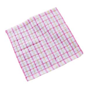 China Cotton check wash dish cloth kitchen cleaning towel wholesale