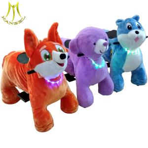 China Hansel kids indoor animal motorcycle riding toys and walking animal toys for sale with plush riding animals zippy pets wholesale