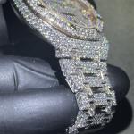 Hiphop Moissanite Bust Down Watch Fashion Bling Vvs Moissanite For Women