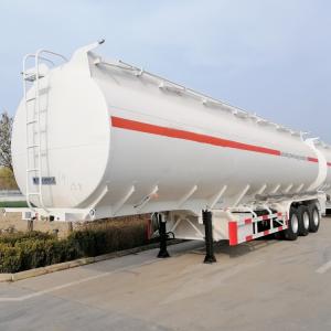 China TITAN 3 Axle 50000 Liters Carbon Steel Diesel Fuel Tanker Trailer for Oil for Sale Near Me wholesale