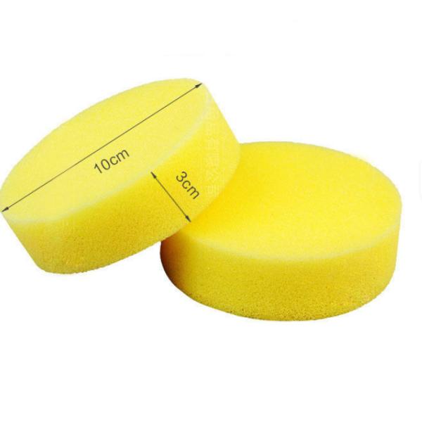 Versatile Yellow Cleaning Sponge For Kitchen And Other Clean Areas Wipes Clean In One Swipe