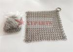 SUS316 Rings Chainmail Cast Iron Pan Scrubber Food Grade