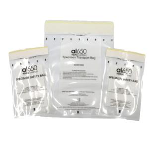 China 95 KPA Customized Biohazard Specimen Self Adhesive Bag Disposable For Laboratory wholesale