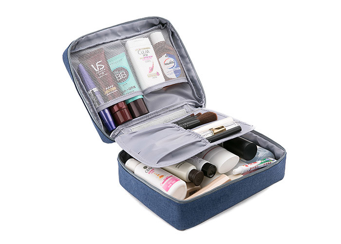 Mens Hanging Toiletry Bag , Hanging Travel Organizer For Washing Stuffs