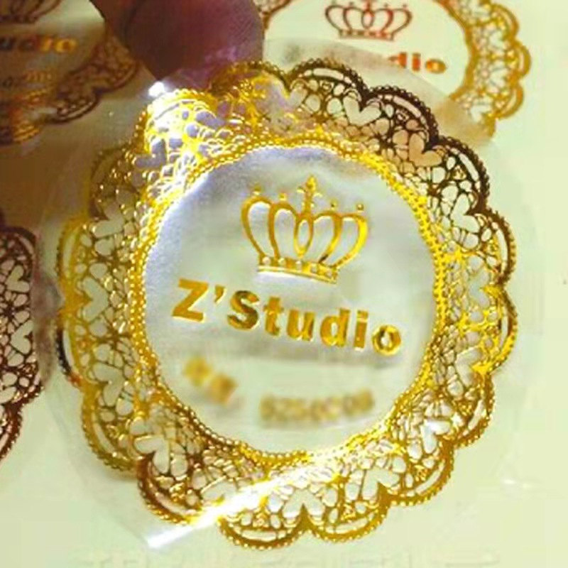 transparent Custom Die Cut Labels Vinyl Material Waterproof