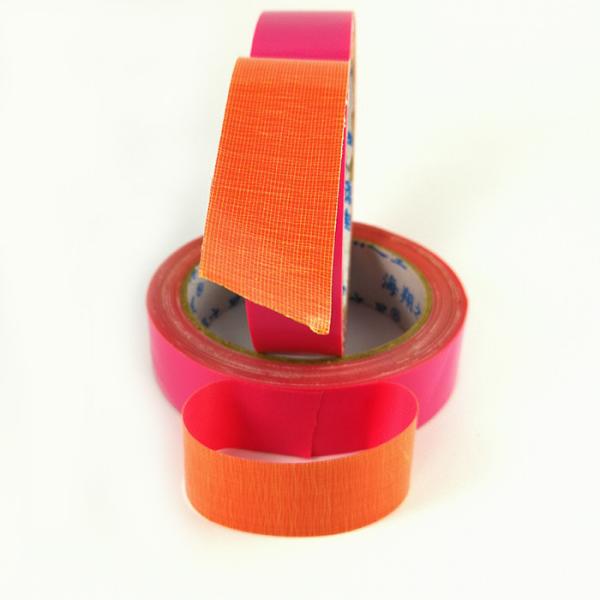 70 Mesh 250 Mic Thickness red Color Cotton Cloth Duct Tape For Exhibition Carpet Joint