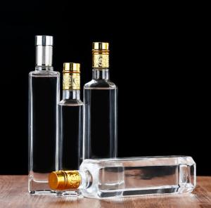China Glass Bottle Olive Oil Bottle Flint Glass Cork Custom Size Accepted Food Bottle wholesale