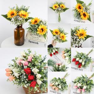 China Artificial hand-held bouquets, artificial plants, and fake flower bouquets wholesale