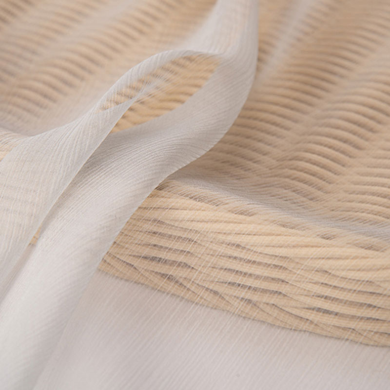 5mm 21gsm Solid Color Crepon Silk Crepe Fabric Pure Silk Dress Material