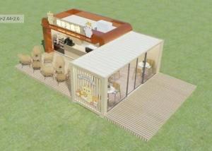 China 20GP Combined Container Store Modular Shipping Container House wholesale