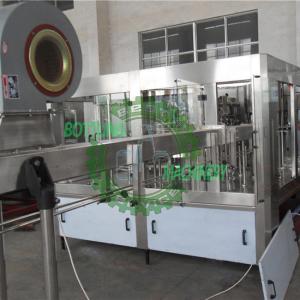 China 3 In 1 Monobloc SUS Frame Bottle Soft Carbonated Drink Filling Line wholesale