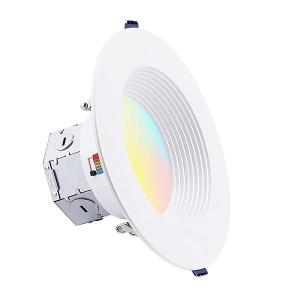 China Canless Integrated LED Flush Mount Light 6 Inch 1100lm 15w For Wet Location wholesale