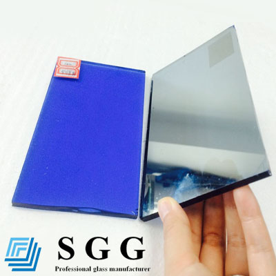 High quality & nice price Blue Reflective Glass 4mm