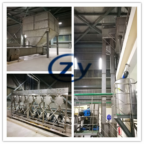 SS304 45kw Sweet Potato Starch Production Line 850mm Basket Centrifugal Sieve