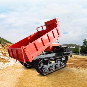 China Powerful Weichai Jiaxin Engine 10 Ton Crawler Dumper Truck For Slope Transportation wholesale