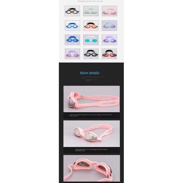 Swimming Goggles Full Protection with Nose Clip Earplugs,Swim Pool Goggles for Men Women kids，EASY ADJUSTMENT