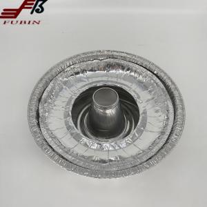 China 1400ml Round Foil Trays 8'' Deep Disposable Aluminum Foil Pans wholesale