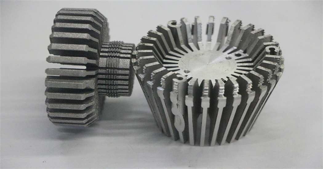 Round Flexible Aluminum Heat Sink High Durability With ISO 9001 Certification