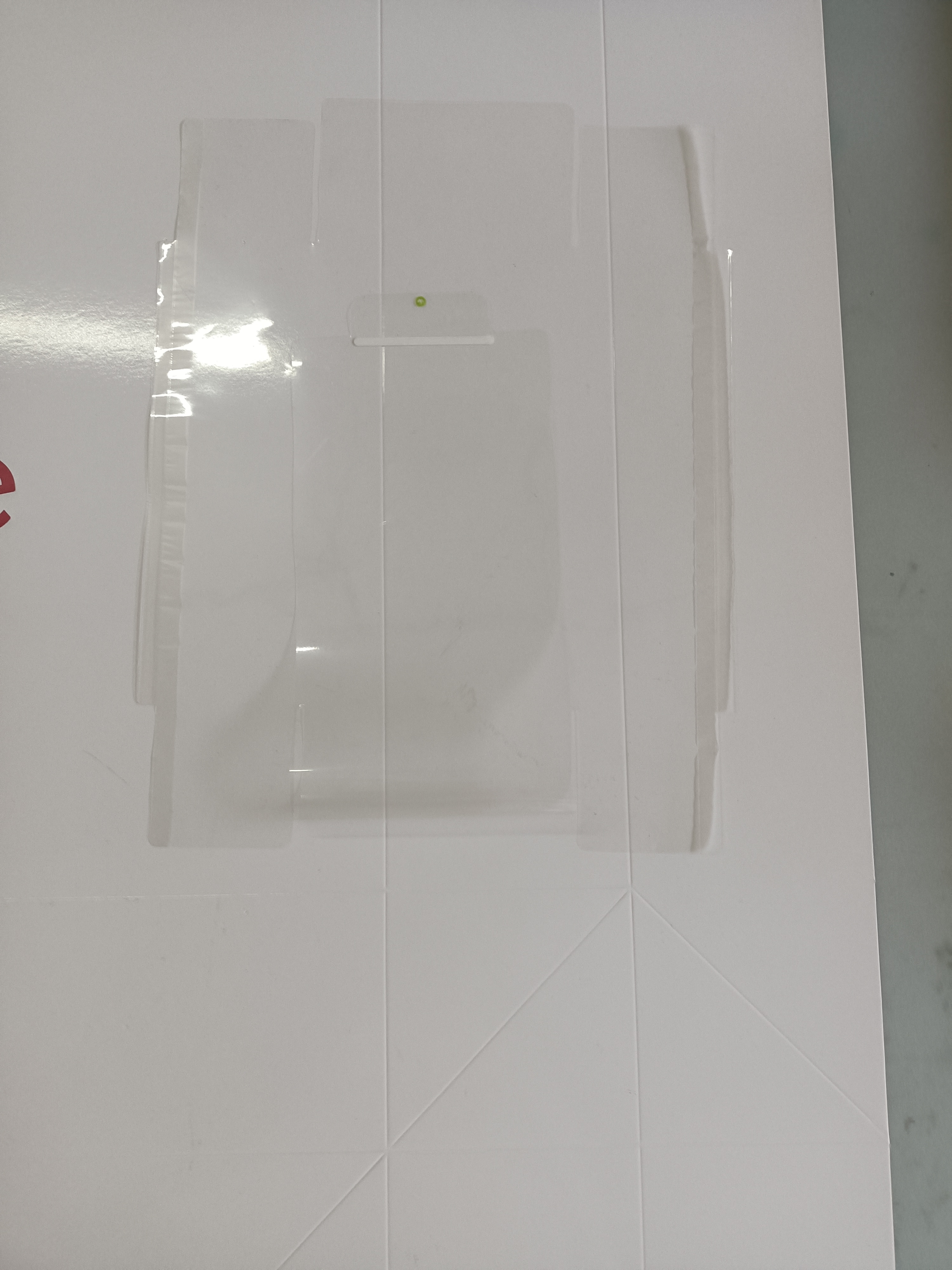 Plastic Seals Box Packaging Sticker Clear Plastic Film Recyclable For Iphone Box