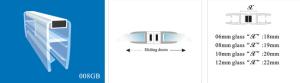 China Sealing Strips/waterproof magnetic strips/shower door seals/PVC Magnetic Seal 008GB wholesale