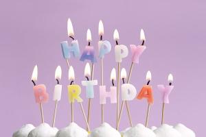 China Beautiful Color Happy Birthday Candle Letters , Custom Alphabet Candles For Cakes wholesale