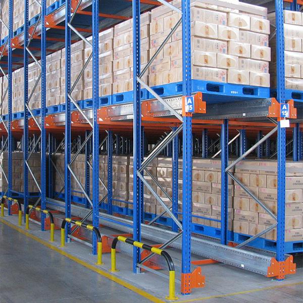 Powder Coated Drive In Racking System Cold Room Storage 500-2000KG/Pallet