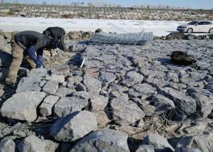 China 4mm Wire Gabion Mesh Cage For Coastal Protection wholesale
