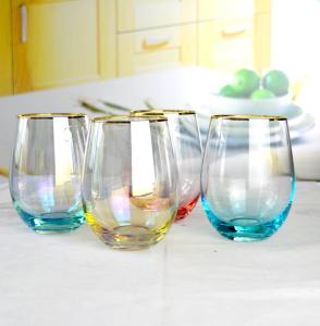 China Golden Rim Crystal Wine wholesale