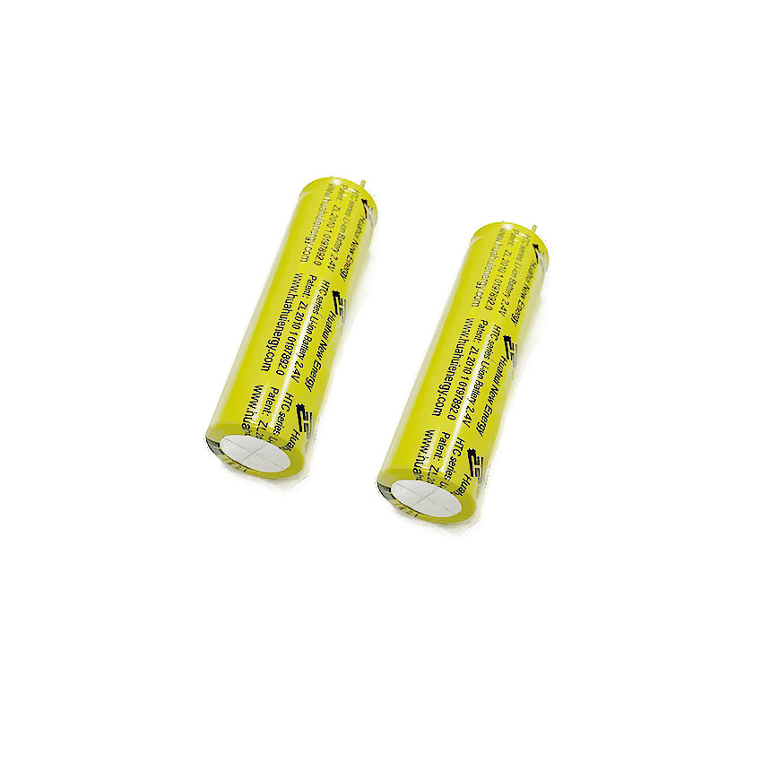 Low Temperature Performance LTO Cells 2.4V 1300mAh 1865 Lithium Titanate Battery