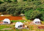 Clear Span Lightweight Geodesic Tent Fire Retardant Commercial Dome Tents