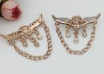 Corrosion Resistant Customized Shoe Accessories Chains For Gifts Shoe , Ladies