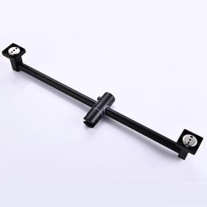 China Black Brushed Stainless Steel Bathroom Accessories Bathroom Shower Slide Bar Dirty Resistant wholesale