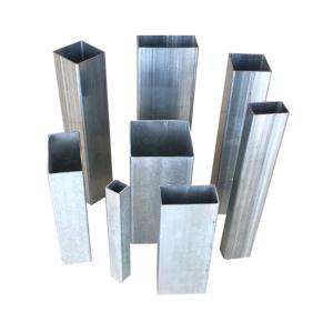 China Agricultural ERW Galvanized Steel Rectangular Pipe 1mm-7.5mm wholesale