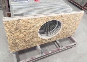 China Polished Granite Vanity Countertops / Granite Slab Countertop With Sink Hole wholesale