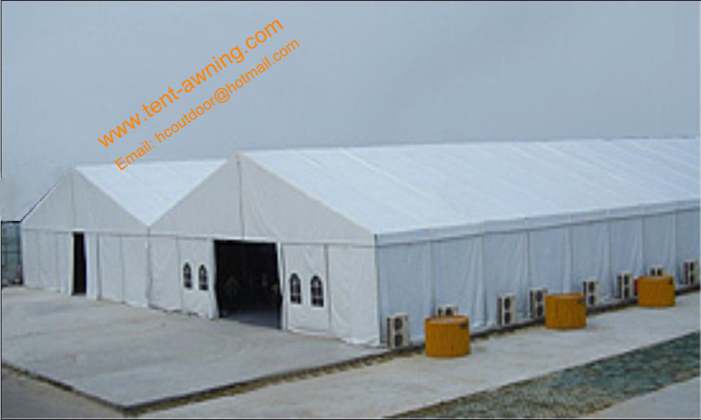 Outdoor Durable Aluminum Warehouse Tent Structures Heavy Duty Storage Tents