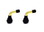 PVR70 Aluminum Valve Stems Bend 90° EPDM Rubber 100% Leak Test For Motorcycle