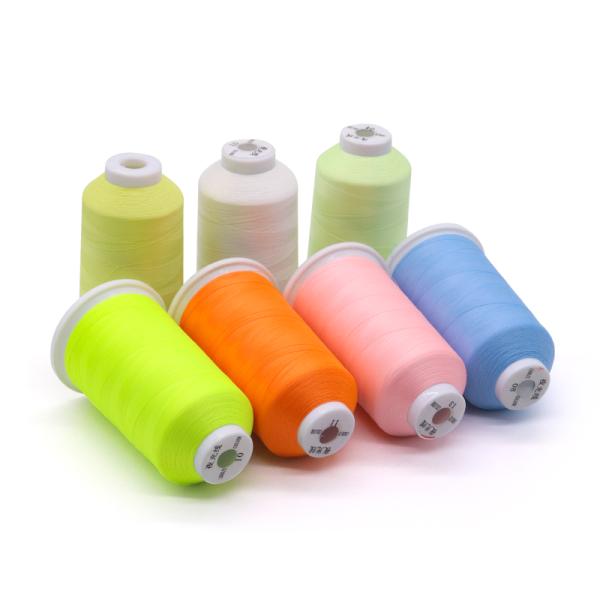 Industrial Threaded Sewing Thread 150D Color Change Embroidery Thread 100% Polyester