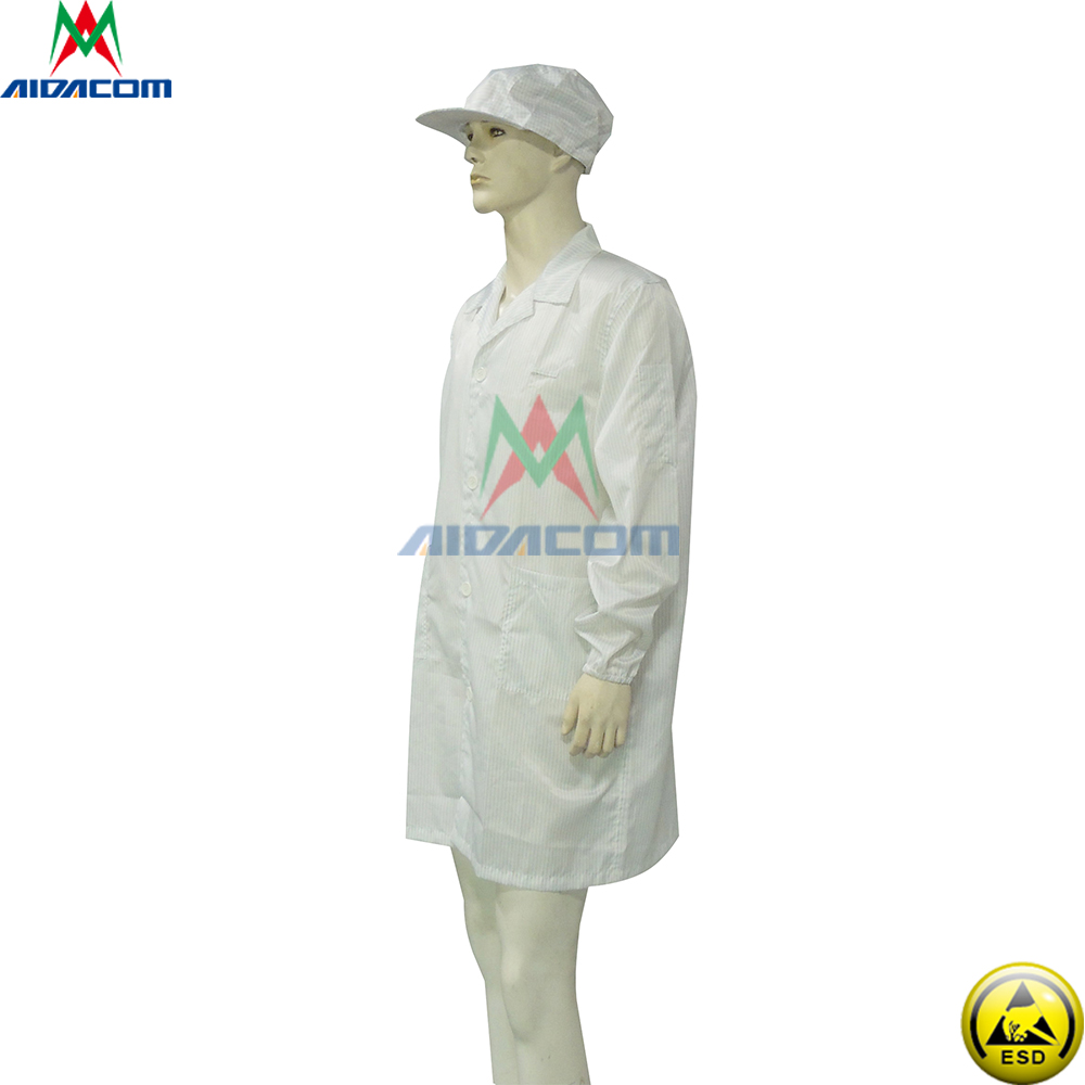 Dust Proof Military Unisex 4L 100D 130g ESD Garment