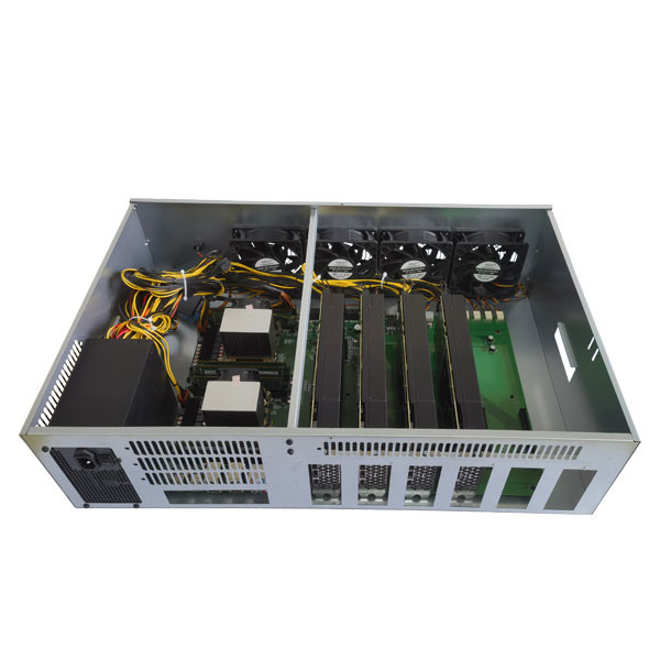 Customized Scheme Design 6 GPU Rig Case Web3.0 Graphics Card ALEO Server