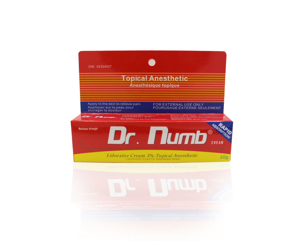 DR NUMB 10g Tattoo Painless Cream Lidocaine Cream Permanent Makeup Numbing Cream Eyeliner Tattoo Numb Cream