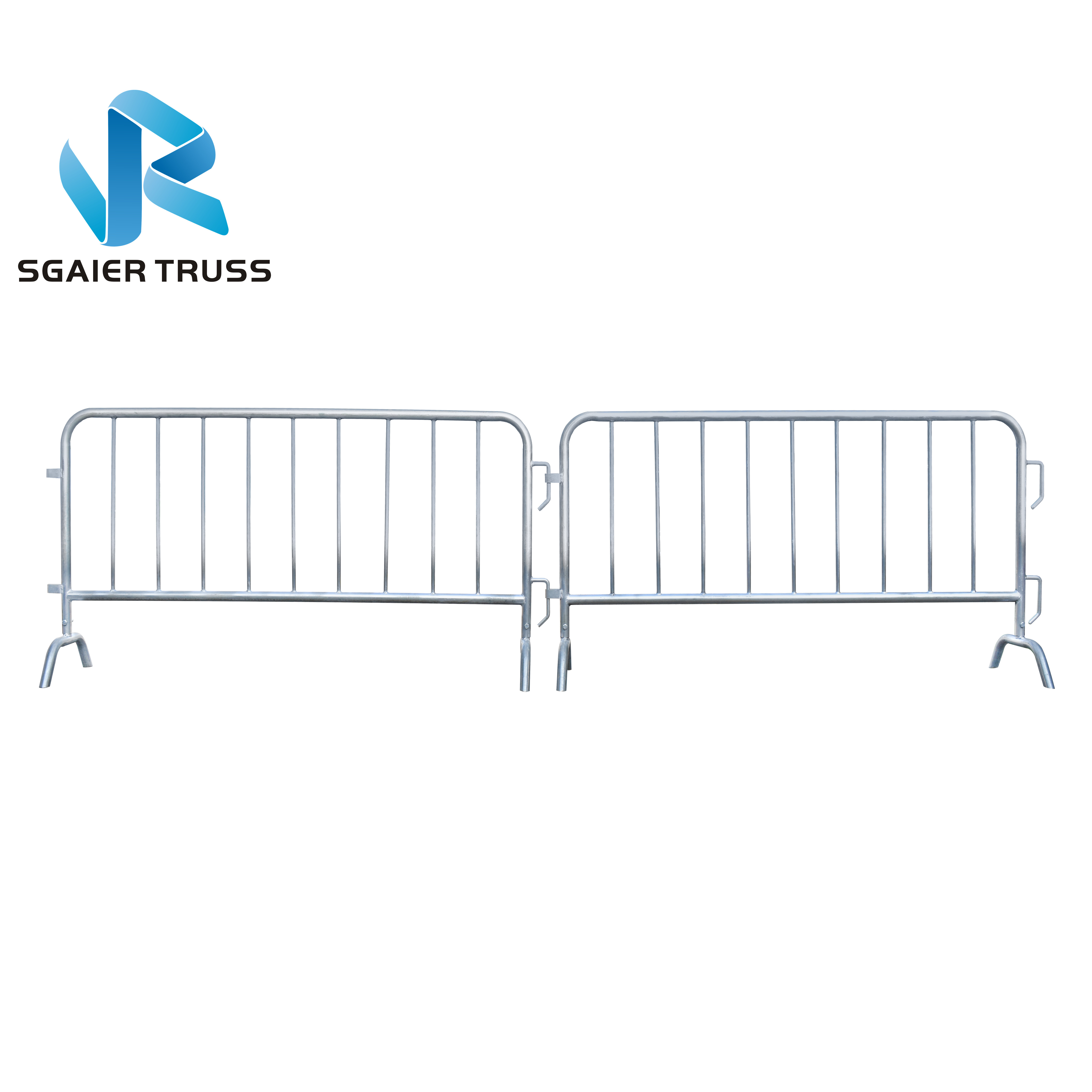 Steel Barricade Galvanized Crowd Control Barrier Temporary Fence