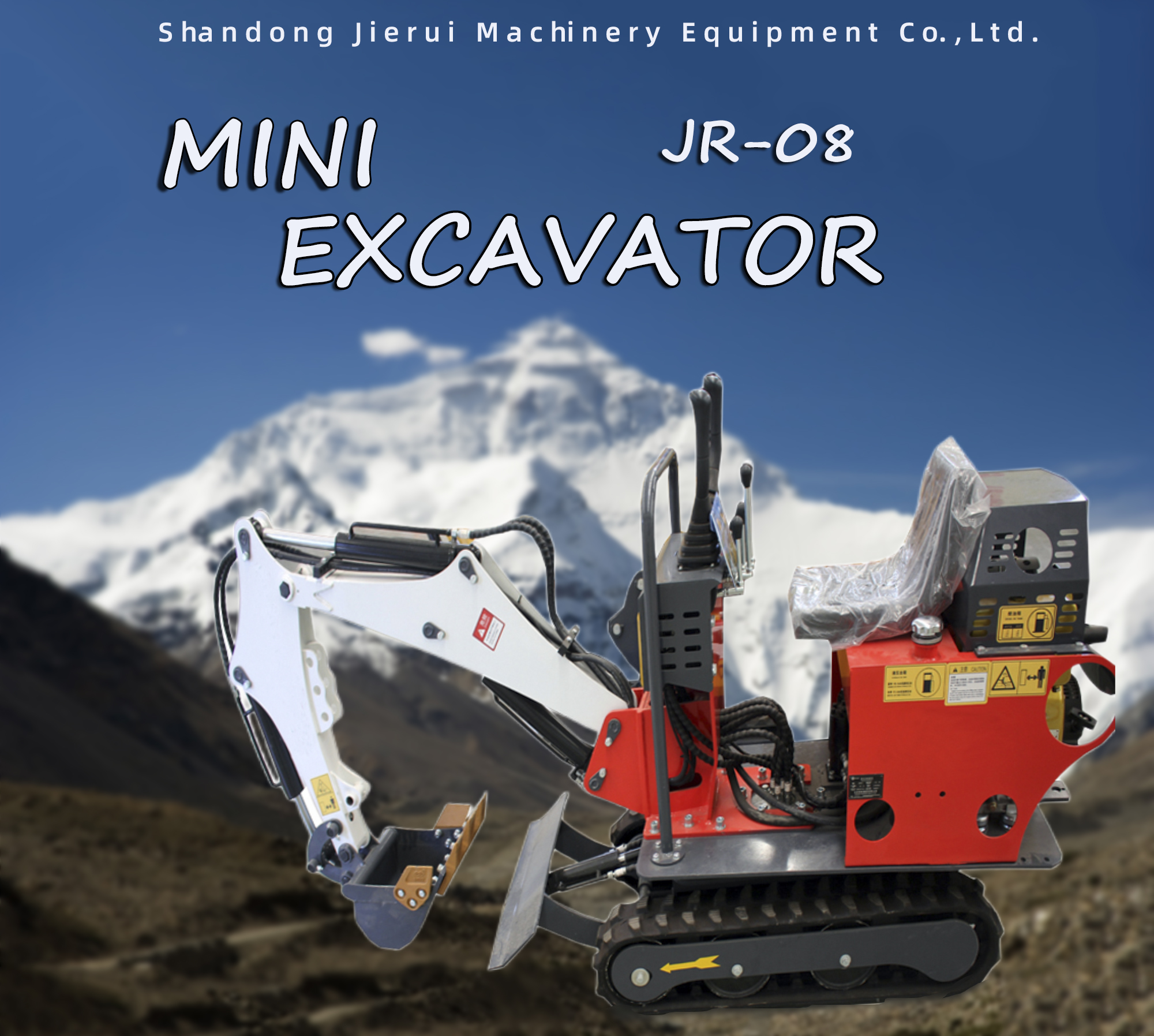 1.5ton Micro Mini Digger Excavator With 0.025m3 Bucket Capacity