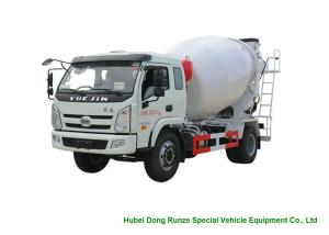 China YUEJIN 5m3 Small Concrete Mixer Truck With Pump , 4x2 Mobile Mixer Truck on sale