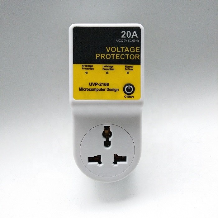 230V High Low Voltage protector 10A 16A 20A with UK/EU/AU/USA Plug