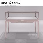 Custom Metal Glass Jewelry Showcase Counter Combination Of Practicality And