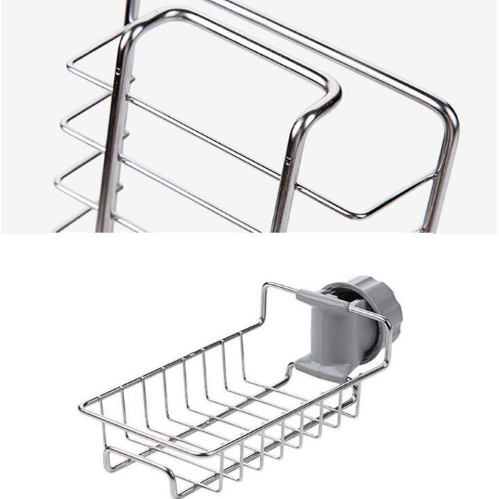 Detachable Faucet Sink Sponge Storage Holders Racks Bolt Inserting Type