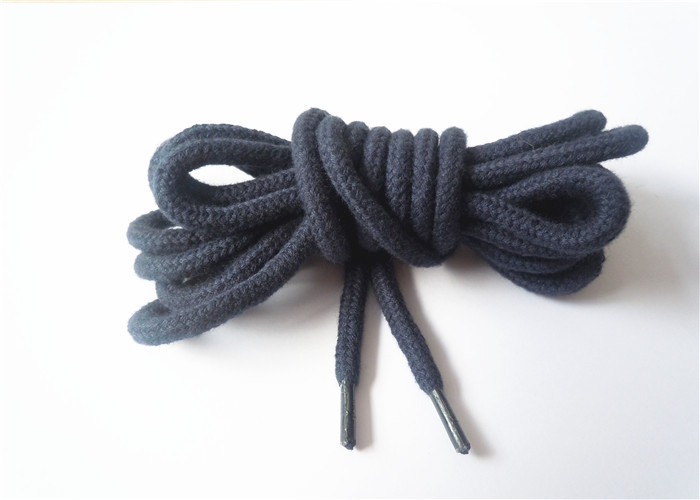 Colored Wide Flat Shoe Laces Round Elastic For Garment Accessory
